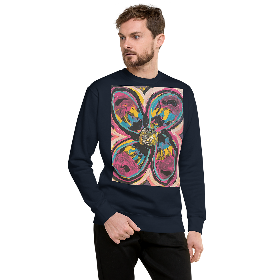 Thumbnail: Bethany Blue Unisex Premium Sweatshirt (STRAWBERRY SUNRISE)