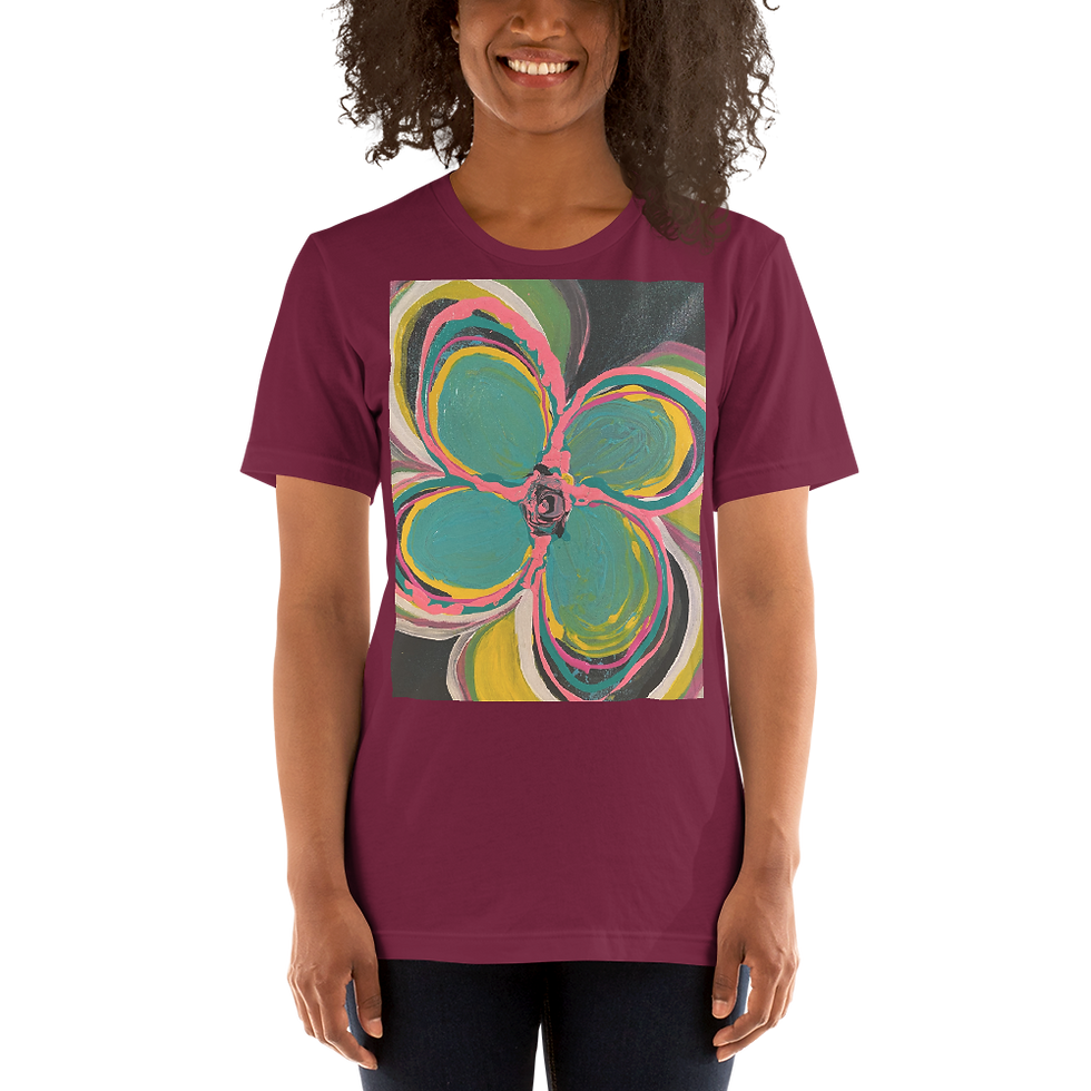 Thumbnail: Bethany Blue Unisex T-shirt (LUCKY CHARMS)