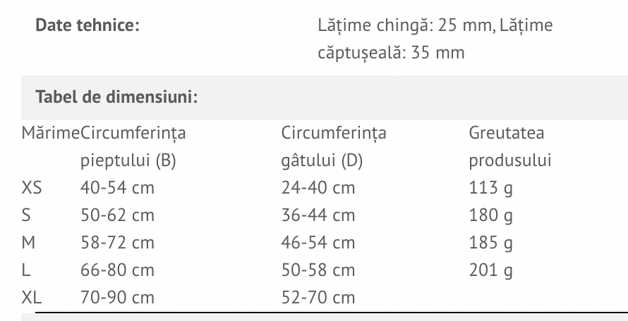 Miniatură: Ham sportiv cu mâner (alergare sau drumeții)