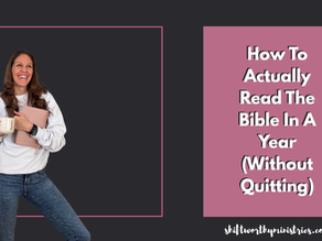 Girl with her Bible and  coffee