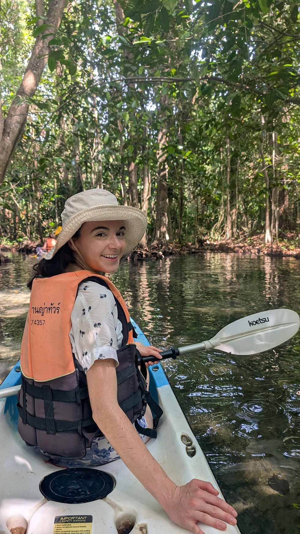 Me on a kayak, imagining all the things I'd do with 30 days of PTO a year. Probably a lot more kayaking.