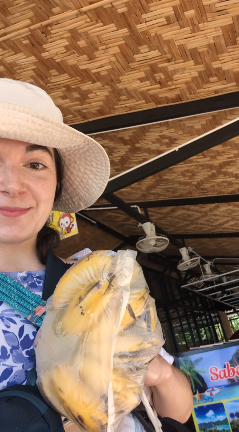 The morning of Monkey Trail, I bought a batch of bananas I forgot to take out of my bag. As soon as I stepped onto the trail, several monkeys began to close in. I was rescued by a friendly masseuse who ushered me into her shop to save myself and the fruit. No bananas or Megans were compromised on Monkey Trail.