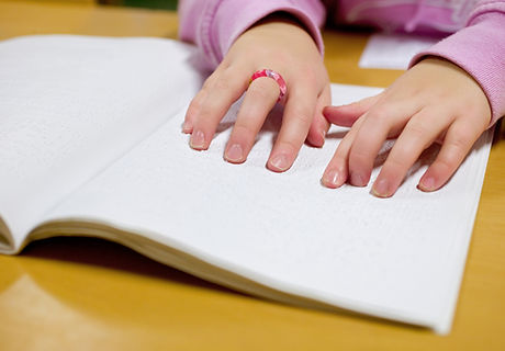 Reading Braille