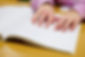 Reading Braille Book
