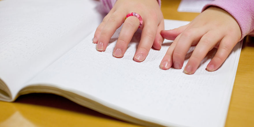 Reading Braille