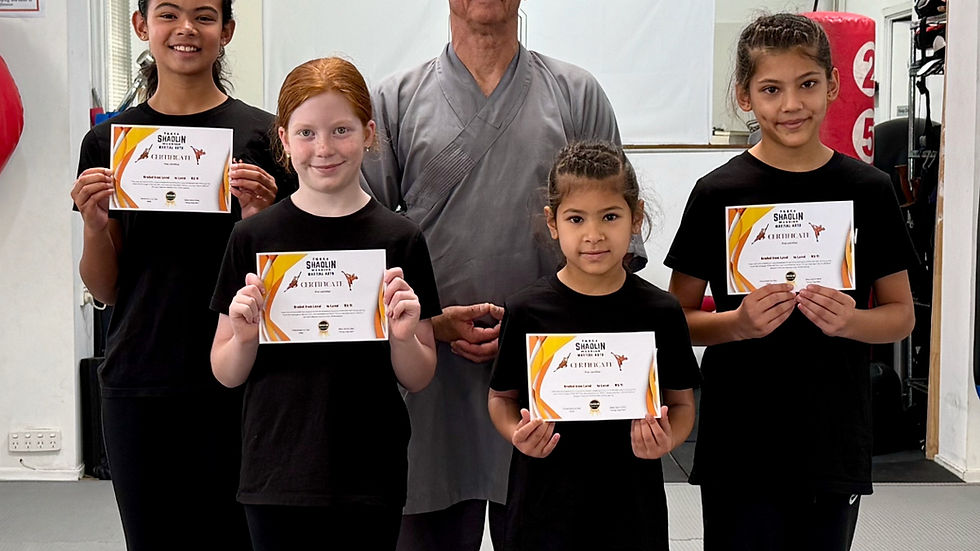 Level 1 grading: Sofia, Natalia, Shifu Darrin, Imola, Lela