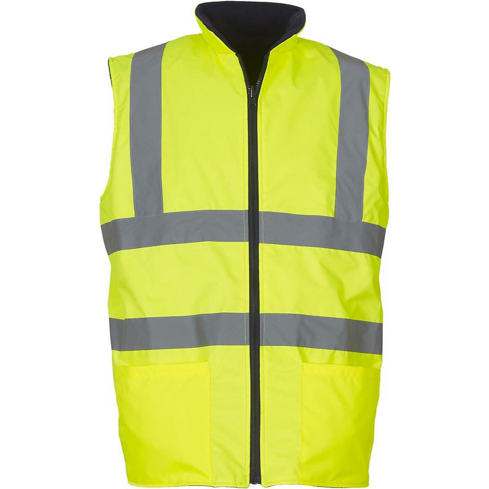 Yoko Hi-Vis Wende Fleece Bodywarmer