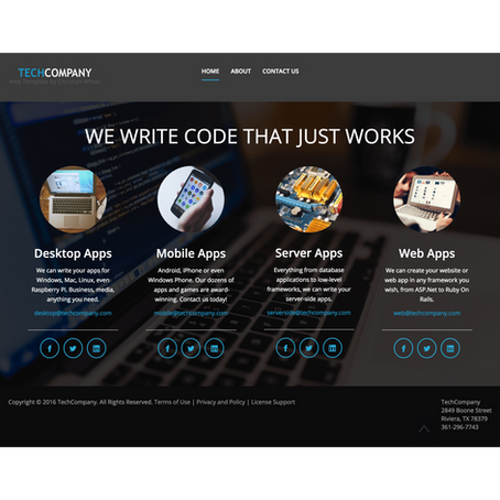 TechCompany HTML Template