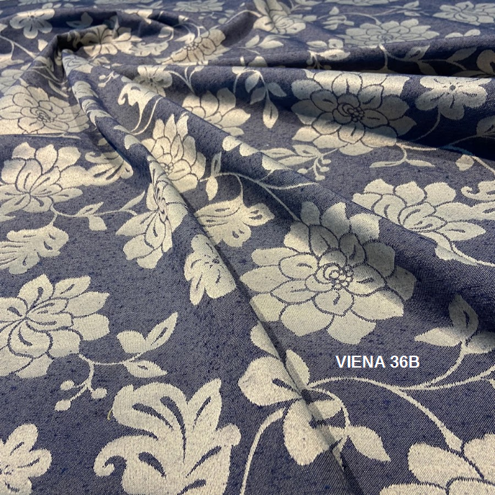 Miniatura: TECIDO PARA SOFÁ JACQUARD VIENA 36B JEANS