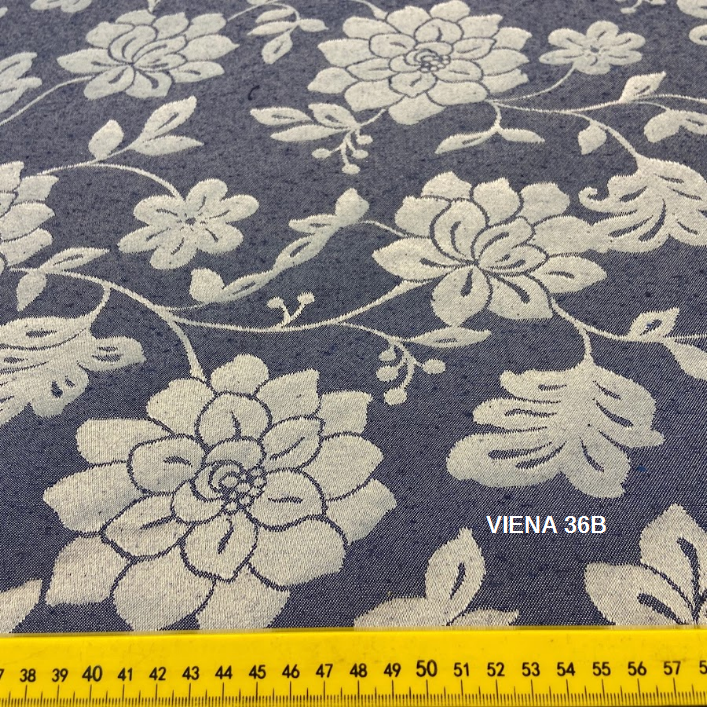 Miniatura: TECIDO PARA SOFÁ JACQUARD VIENA 36B JEANS