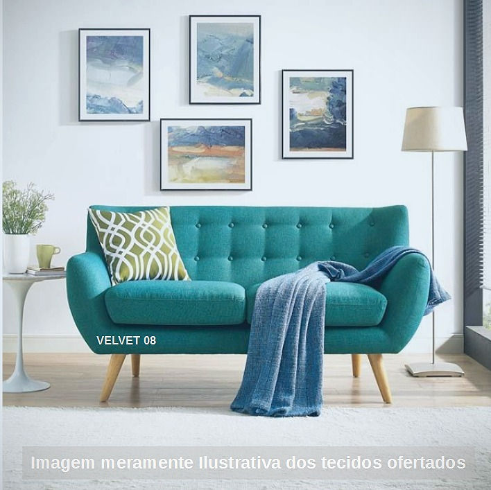 Miniatura: TECIDO PARA SOFÁ SUEDE VELVET 08 TIFFANY