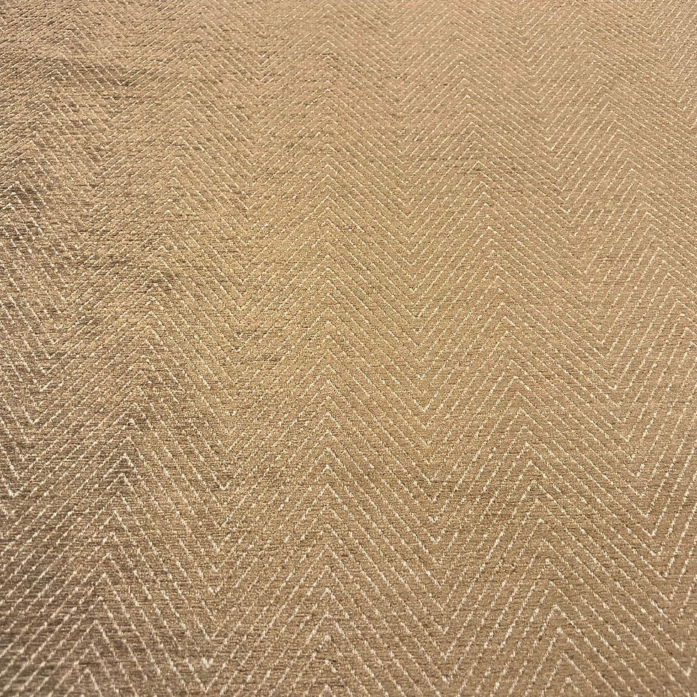 Miniatura: TECIDO PARA SOFÁ JACQUARD CHEVRON DUBAI 46 BEGE COM NATURAL