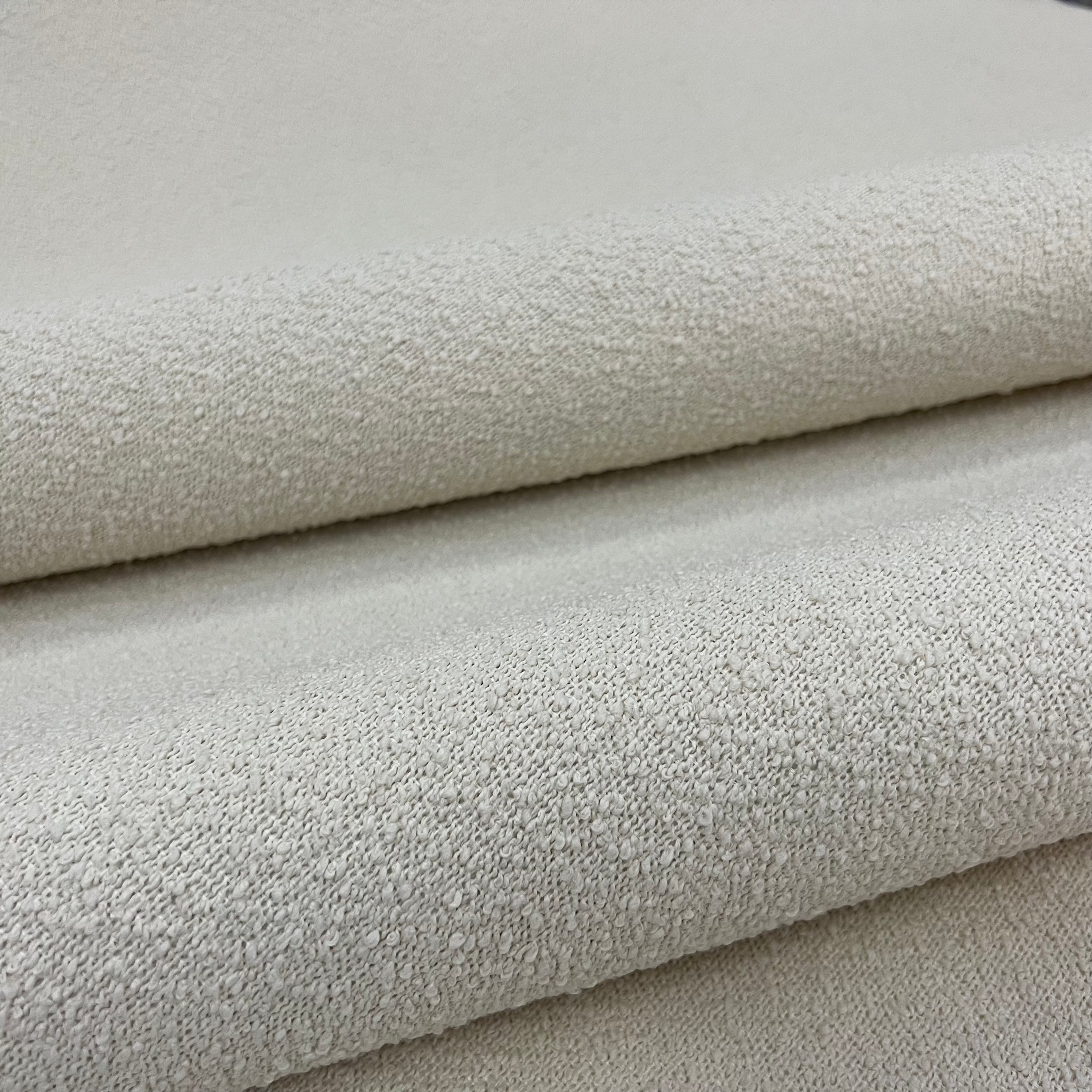TECIDO PARA SOFÁ BOUCLE DUBAI 68 CRÚ