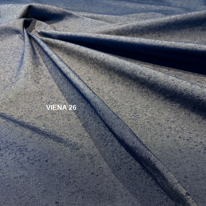 Miniatura: TECIDO PARA SOFÁ JACQUARD VIENA 26 JEANS