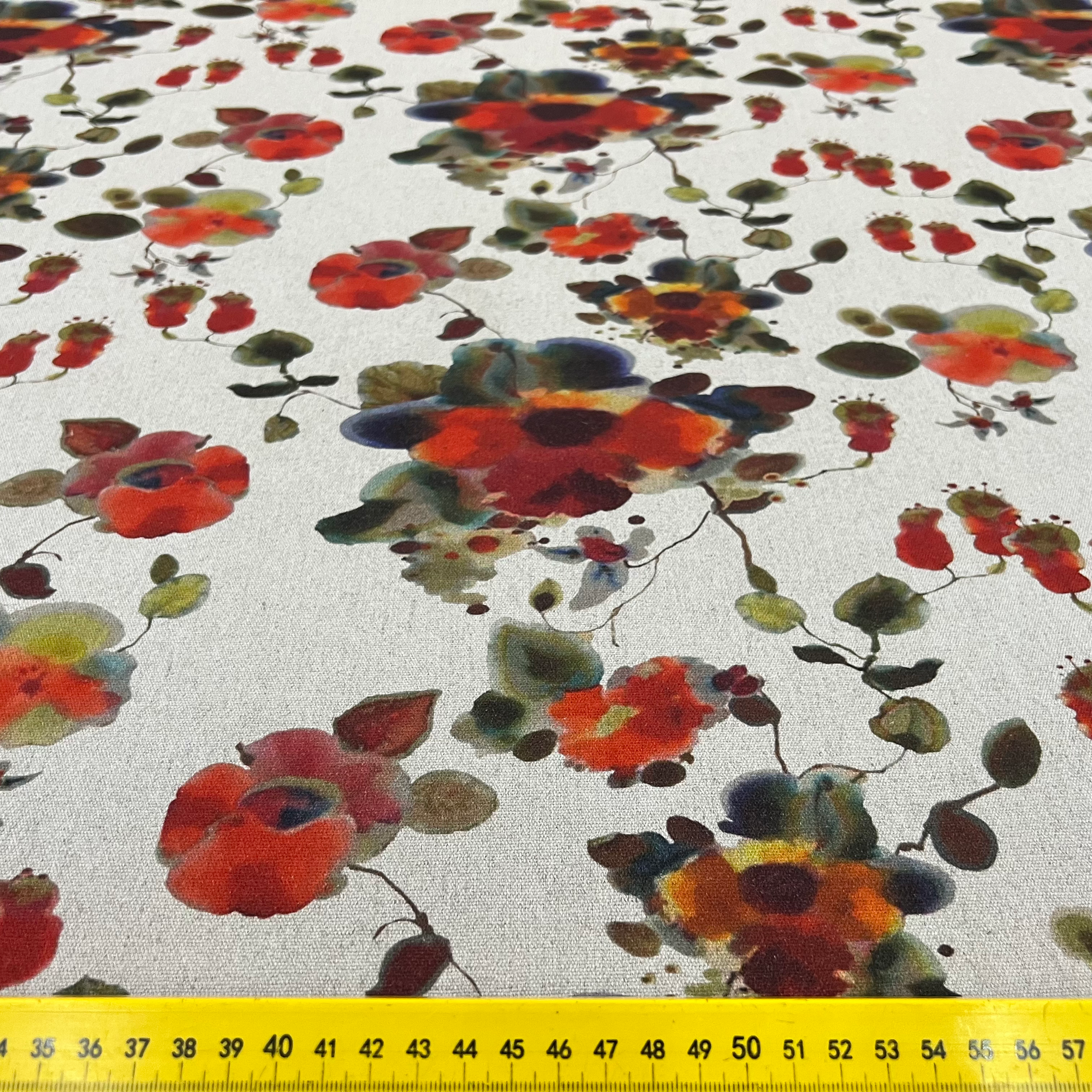 TECIDO PARA SOFÁ LINHO DUBAI 72 FLORAL