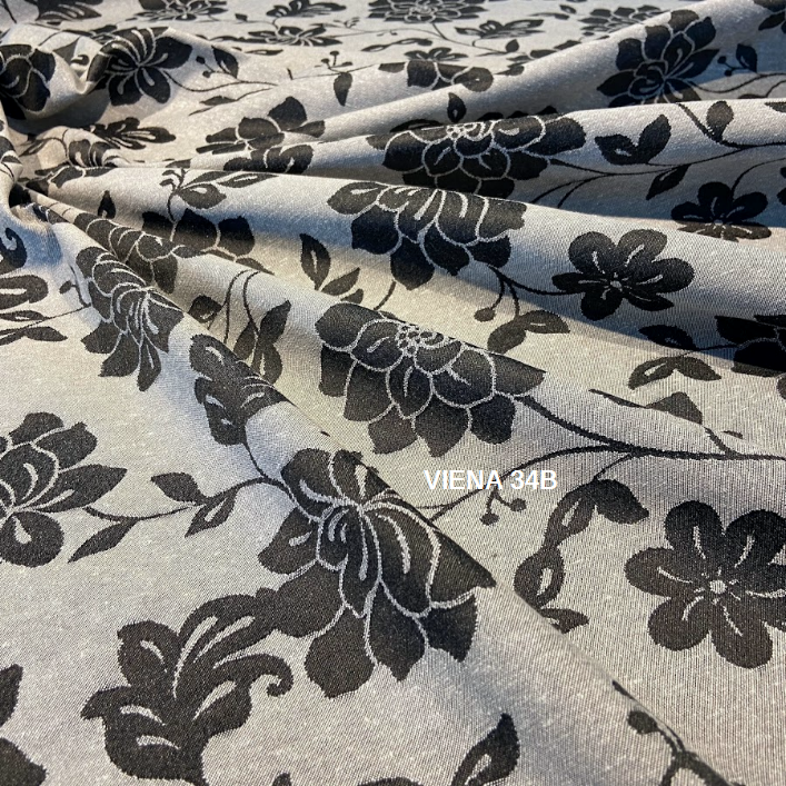 Miniatura: TECIDO PARA SOFÁ JACQUARD VIENA 34B CHUMBO