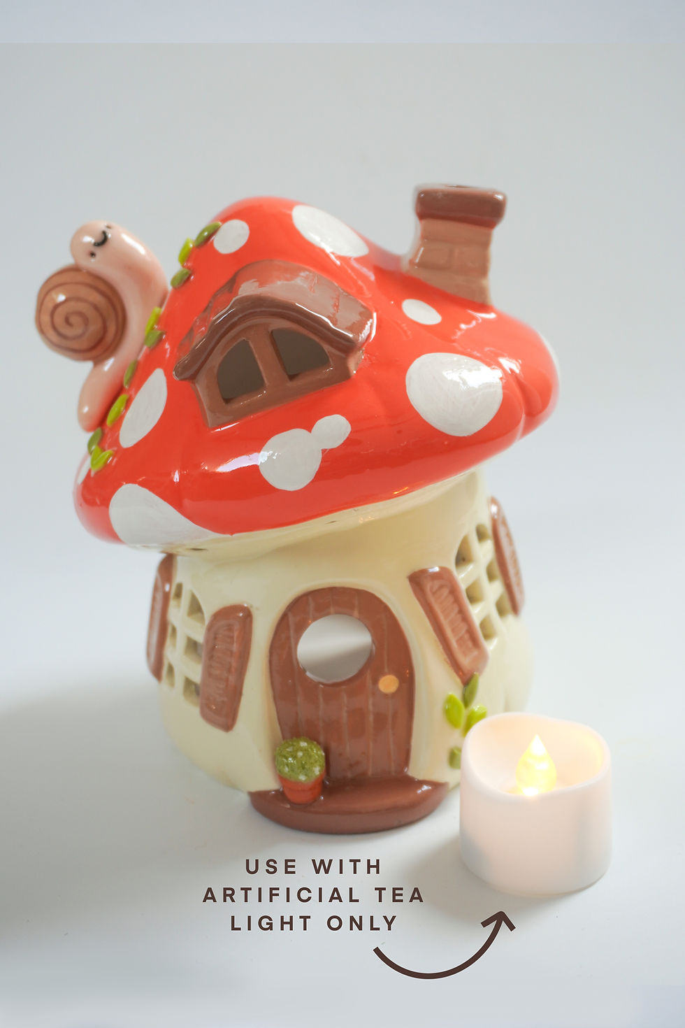 Thumbnail: Fairy House Mushroom Lantern