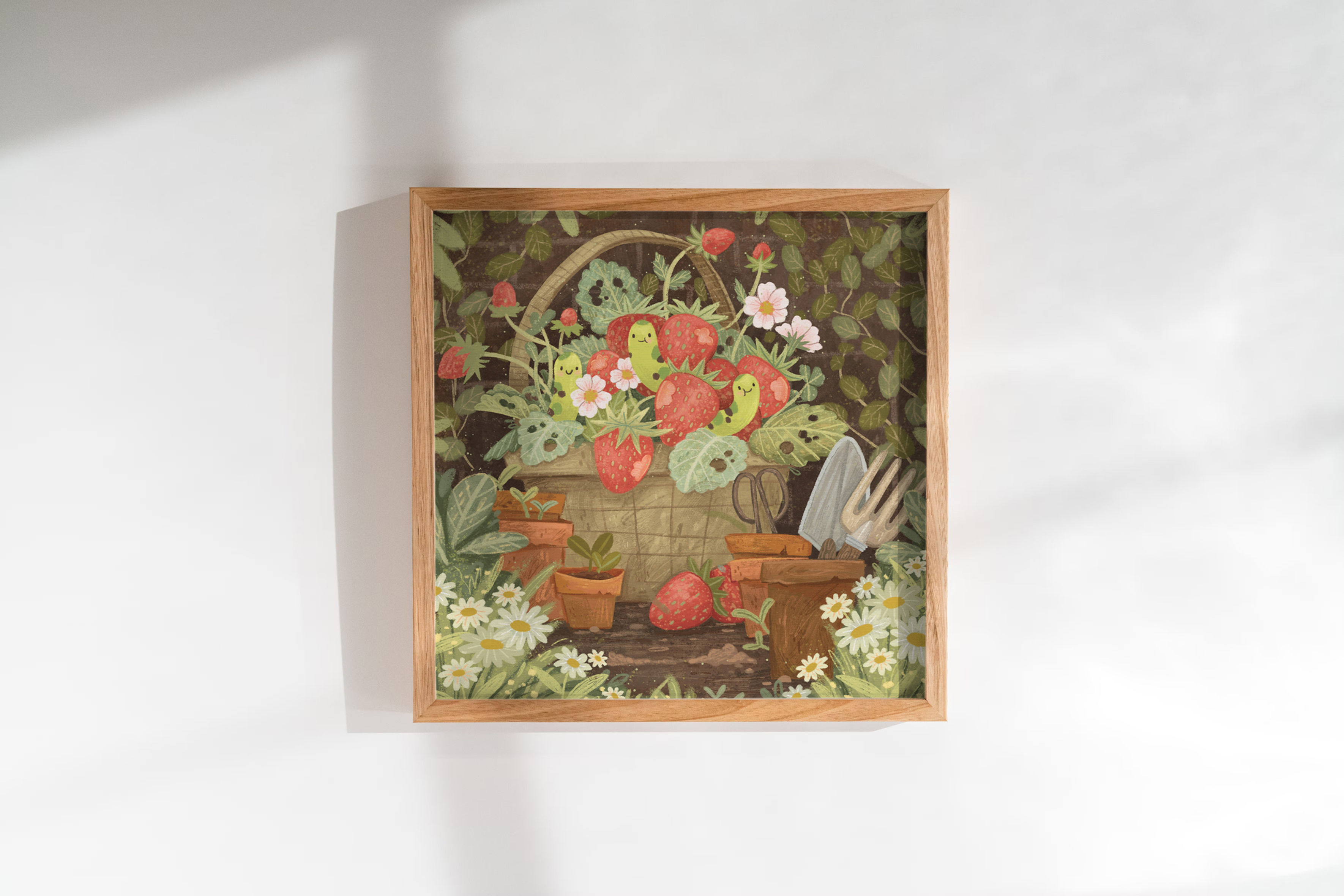 Hungry Caterpillars Art Print