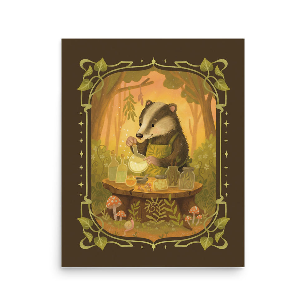 Thumbnail: The Forest Apothecary - Art Print