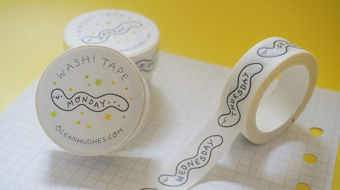 Weekly Worms - Washi Tape