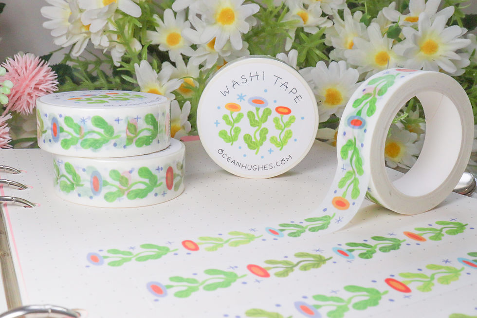Flower Trail Washi Tape