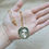 Thumbnail: Gold Mushroom Enamel Necklace