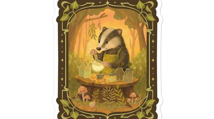 The Forest Apothecary- Vinyl Sticker