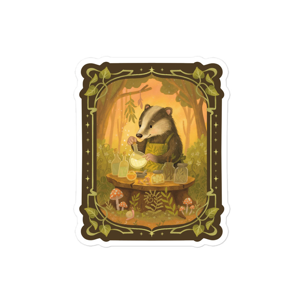The Forest Apothecary- Vinyl Sticker