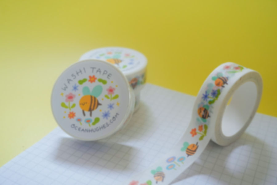 Bumble Bee Meadow Washi Tape