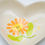 Thumbnail: Orange Smiley Flower Heart Trinket Dish