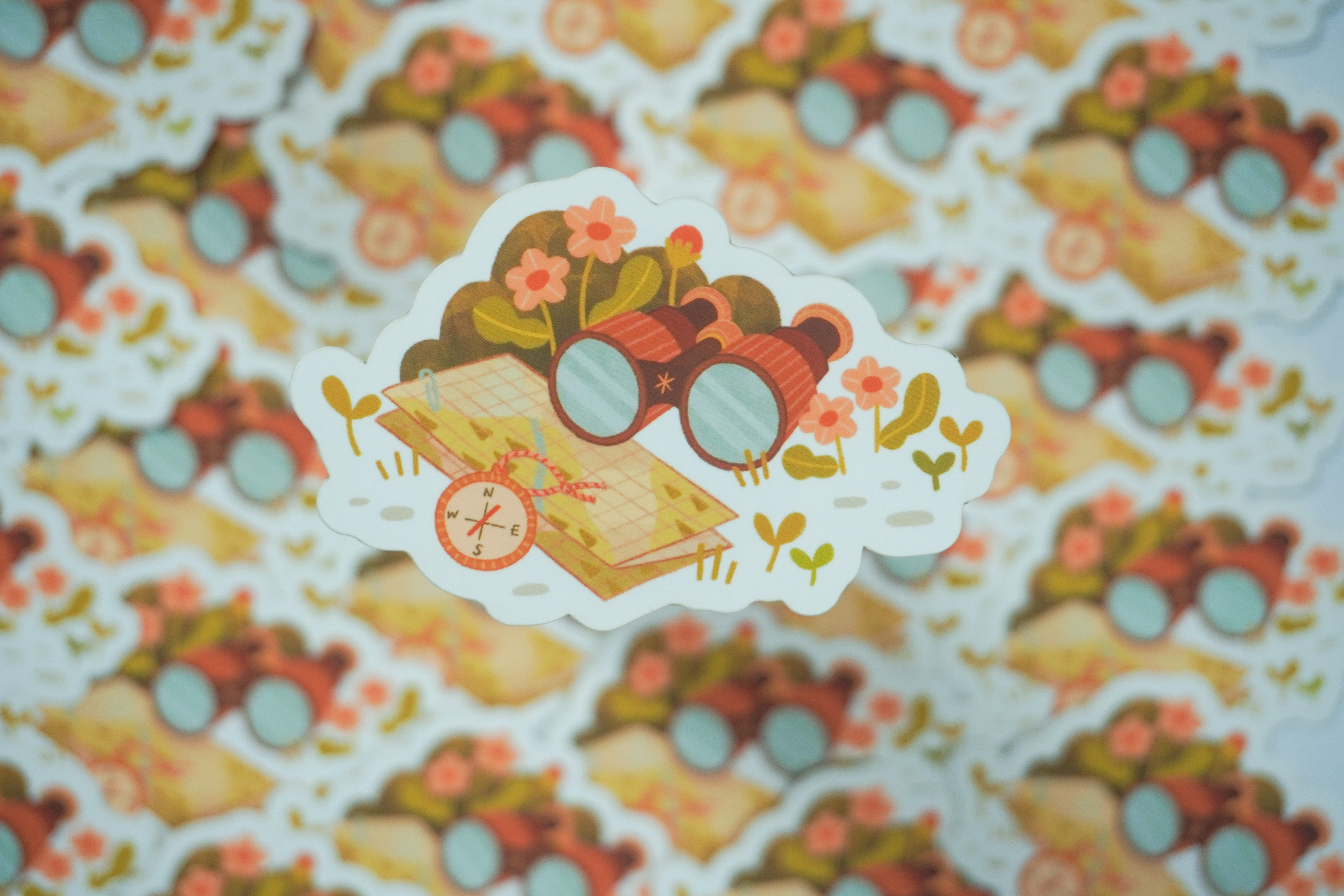 Lost Explorer: Wandering Woodlands Matte Vinyl Sticker