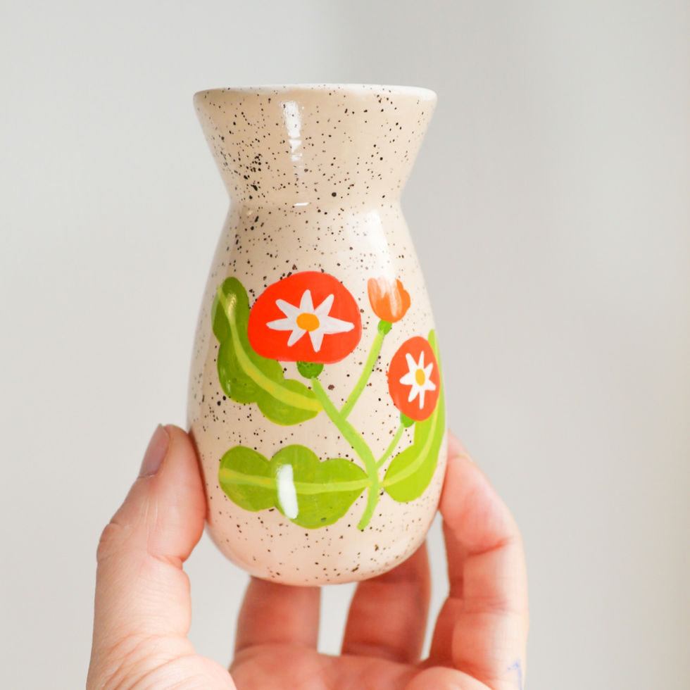 Thumbnail: Red Begonia Mini Decorative Vase
