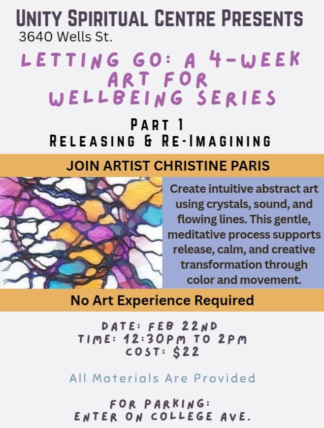 Letting Go - A Four Week Art for Wellbeing Series