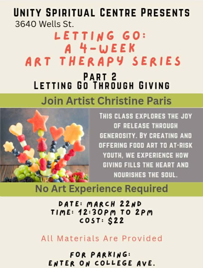 Letting Go - A Four Week Art for Wellbeing  Series
