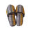 Thumbnail: One-size striped Bhutanese travel slippers, beautifully crafted from a blend of cotton and silk.