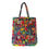 Thumbnail: Handcrafted Embroidered Bag features Indian elephants and paisleys embroidered  in colourful threadwork and mirrorwork