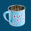 Thumbnail: Blue Karo Hand Painted Kashmiri Mug featuring a vintage floral pattern.