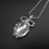 Thumbnail: Chunky Owl Pendant Necklace complete with a large Swarovski crystal as its body and smaller crystal rows around its eyes.