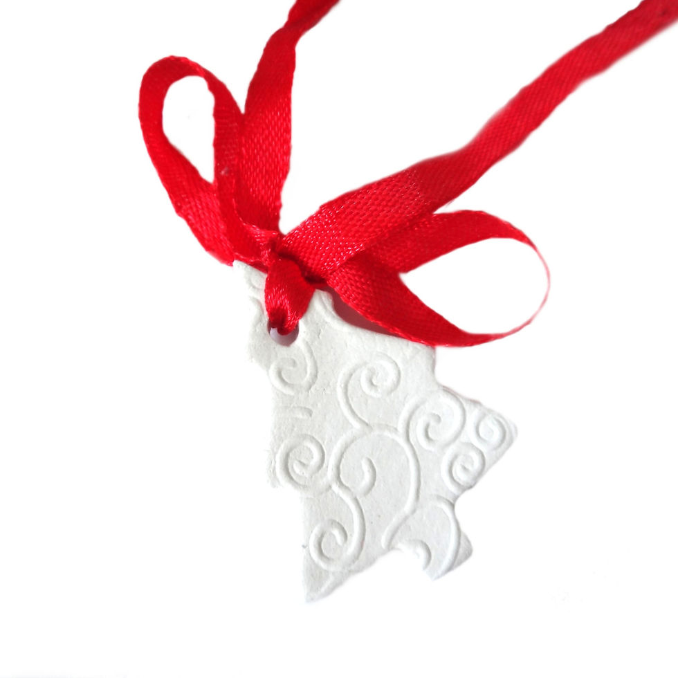 Thumbnail: Handmade Christmas Tree Gift Tags