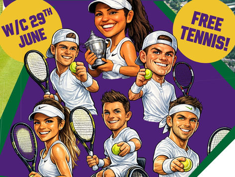 We Do Tennis Wimbledon Frenzy Week commmencing 29th June - Coaching Offer