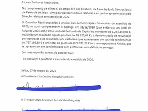 Apresentação de Resultados do ano 2020