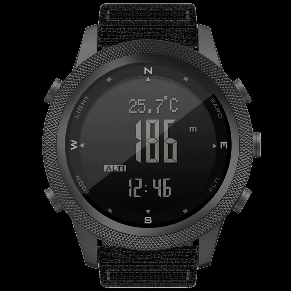 MWC Digital Military Watch with Digital Barometer, Altimeter, Dual Time Zones