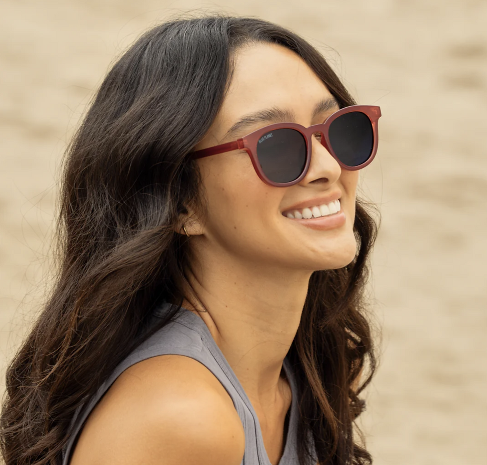 Thumbnail: Este - Dark Rose / Gradient Brown Polarized Lens