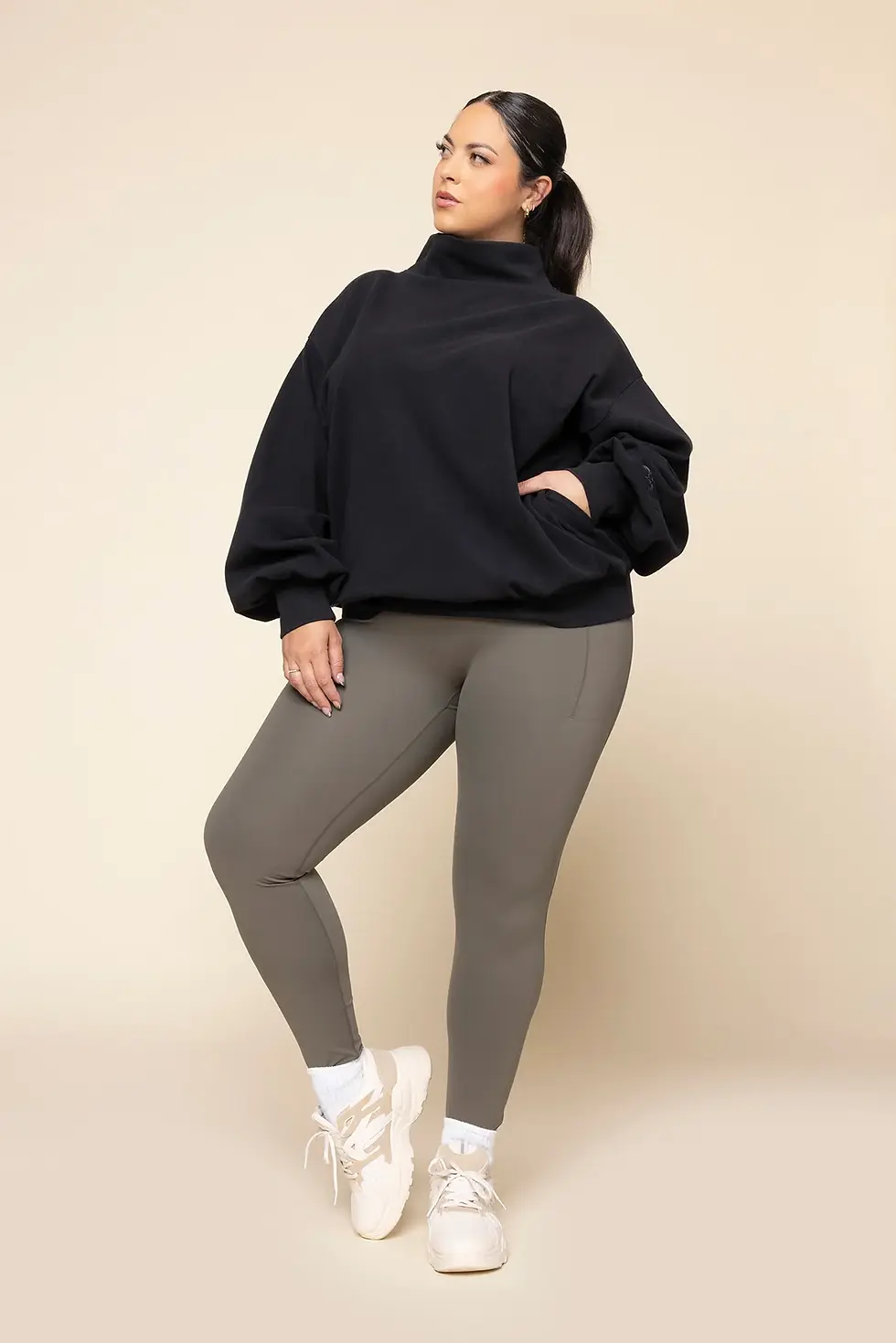 Thumbnail: Ooey Gooey Mock Neck Sweatshirt by POPFLEX