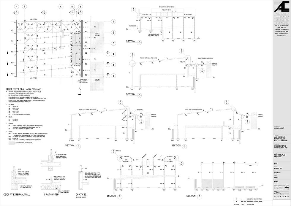 Educational building structural works