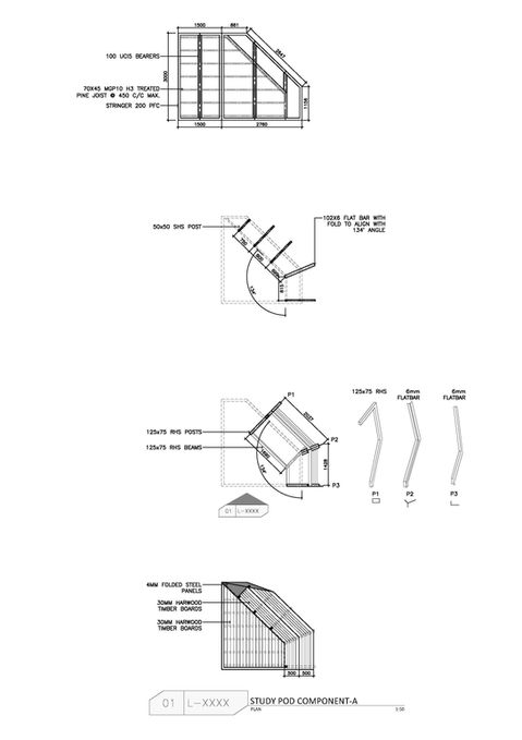 Curtain Creative Quarter - Outdoor Study Pod Concept