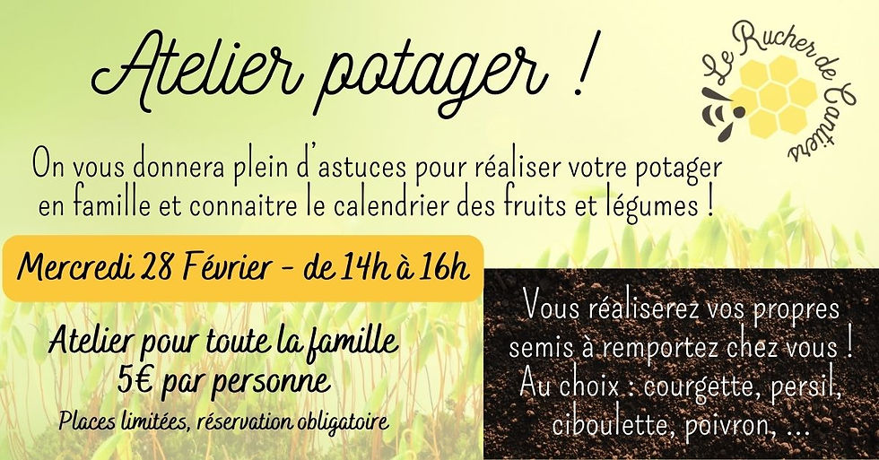 Atelier potager !