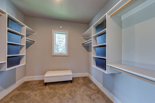 Master bedroom walk-in closet