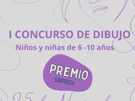 Los JxD organizan el I CONCURSO DE DIBUJO con motivo del "Día Contra la Violencia de Género"