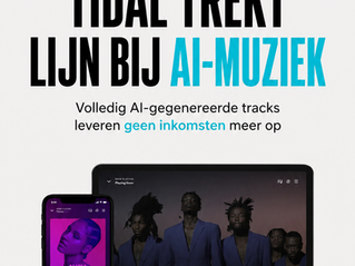 Tidal scherpt beleid rondom AI-muziek aan